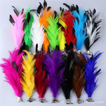 Colorful Rooster Feathers: Brooches, Hair Accessories, Feather Hats, and Decorative Plumes for Fashion and Crafts