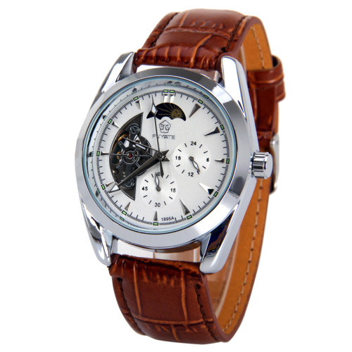 Men Automatic Mechanical Watch with Hollow Back (APT-M014)