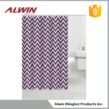 Polyester hotel printing shower curtain 9059