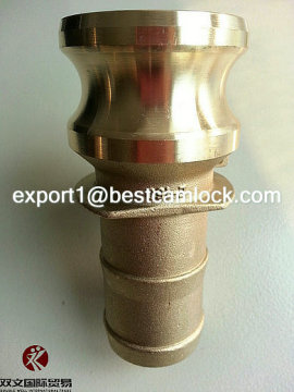 High Quality Brass Adapter  E camlock quick fire hose fitting