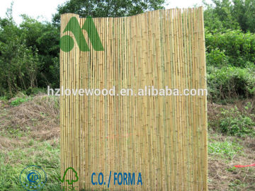 natural rolled fence/bamboo roll screen/bamboo fencing/bamboo fence