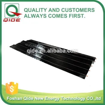 flat plate solar collector with black chrome coating
