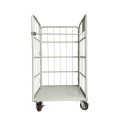 Galvanized Metal Logistic Roll Trolley