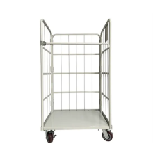 Galvanized Metal Logistic Roll Trolley