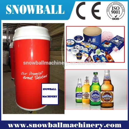 Ce approved fast delivery barrel shape beer refrigerator lollipop machinery