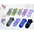Cute polyester socks with heart-shaped pattern