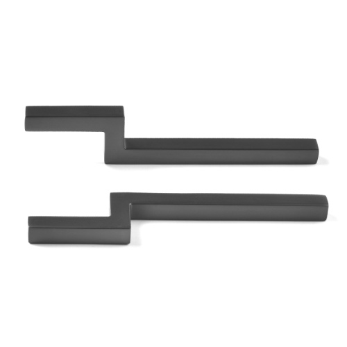 modern black drawer pulls with 5" CTC