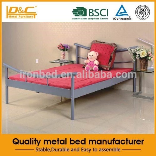 Comfortable Single Bed, Cheap Single Bed, Metal bed, powder coating single bed, Kids metal bed, Adult bed, single bed frame