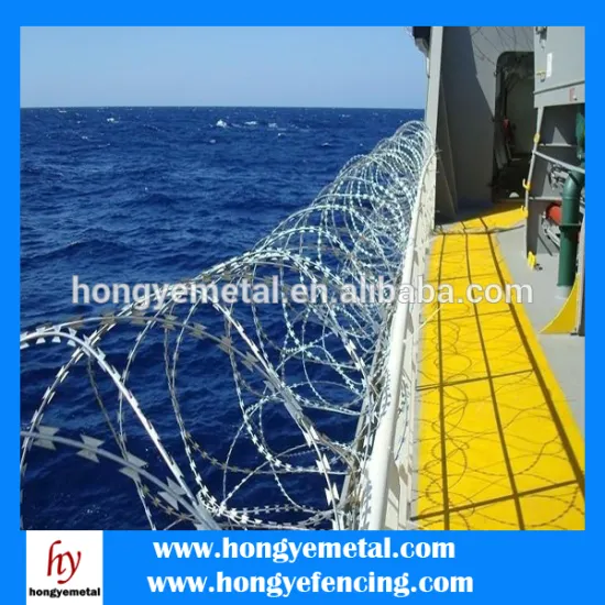 high security galvanized concertina razor wire(factory)