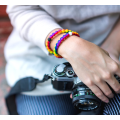 Bracelets en silicone de qualité alimentaire colorés personnalisés