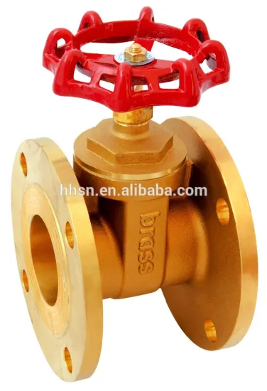 DN40 brass flange gate valves for water medium