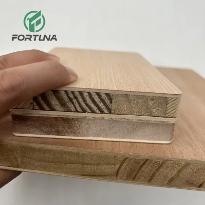 Solid Paulownia Pine Falcata Core Block Board Finger Jointed 18mm Wood Panels for Furniture Making