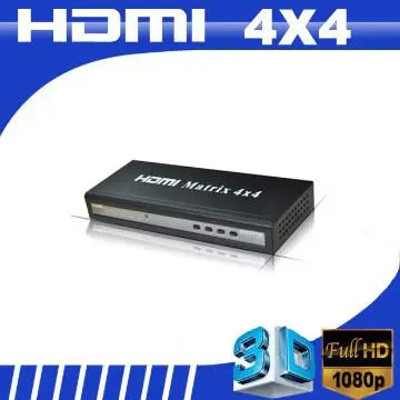 4x4 hdmi matrix switcher 3D