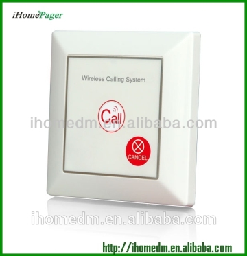 2-Button Free Sticker Wireless Calling Button For Hospital