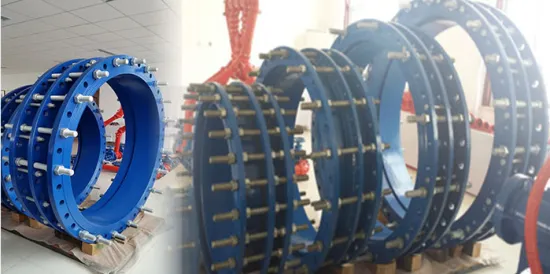 Dismantling  joints for water main pipe