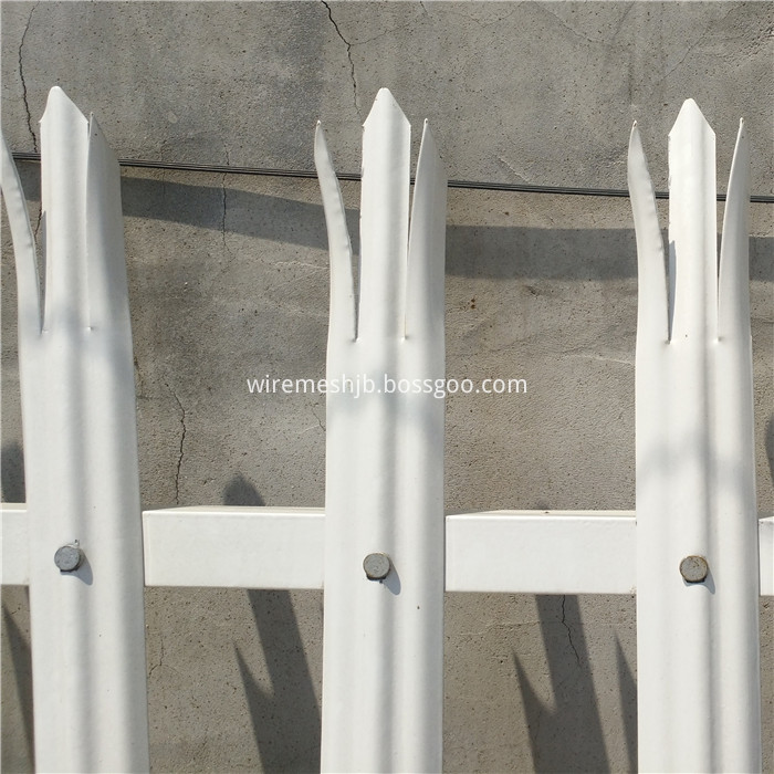 White Palisade Fencing