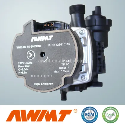 Gas boiler fuel pump exhaust system