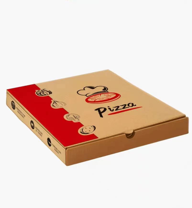 Hộp carton đóng gói pizza có thể gập lại, hộp pizza giấy