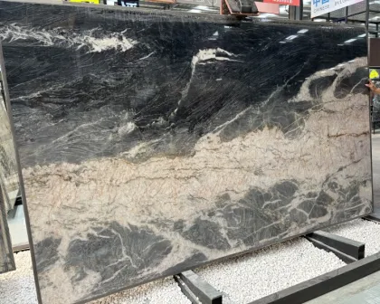 Wholesale Luxury Italian Grey Stormy Marble Slabs for Bathroom and Floor Designs