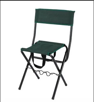 Portable Fishing Chair with Card Hook for Camping and Outdoors