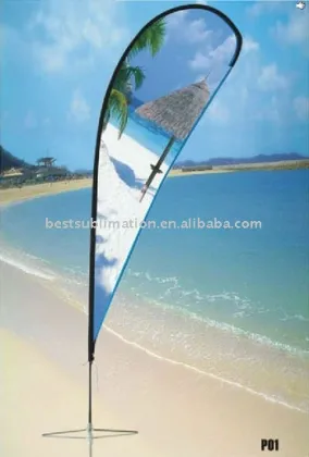double sided flag/beach flag/teardrop flag/fly banner