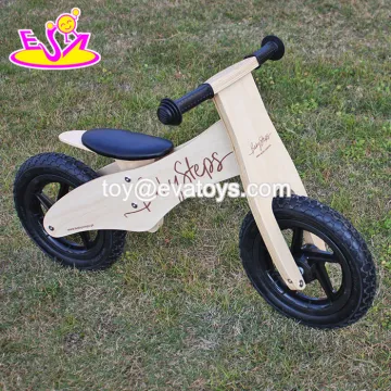 New design log wood wooden kids balance bike for sale W16C156