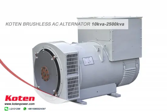 Koten Power Brushless Ac Alternator KA544 Series With Power From 450kva to 670kva. Stamford Alternator