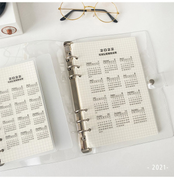 2025 A5 A6 PP Transparent Matte Binder Partition Sheets