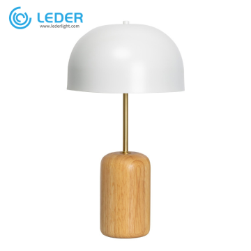 LEDER Classic Holztischleuchten