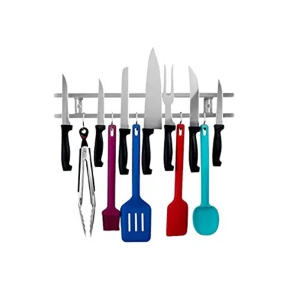 Magnetic Knife Holder Stainless Steel Tube Organizer