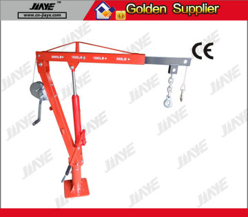 2000LBS truck crane, 360swivel manual truck crane with winch