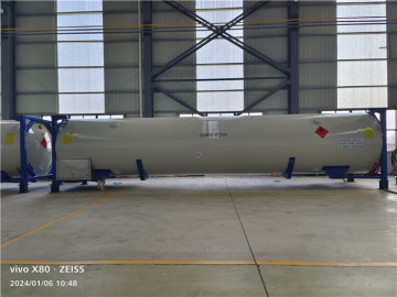 Recipiente de tanque de etileno liquefeito ISO 40FT