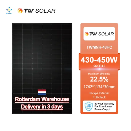 Eu Rotterdam Stock: High-Power Tongwei Solar Panels - 430W to 450W Modules in Germany