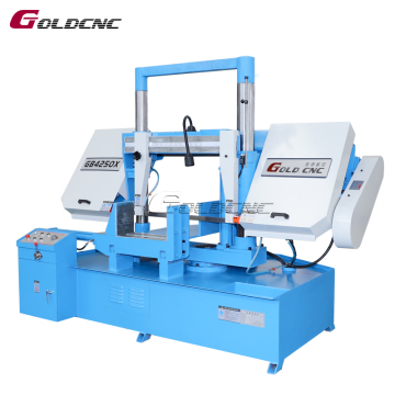 Macchina sega a fascia da taglio angolare GB4250x - sega a fascia da taglio in metallo Goldcnc