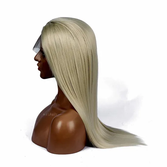 Free Sample Wholesale Curly Cuticle Aligned Highlight Bob 13X6 Blonde Straight Hd Lace Front Human Hair Wig