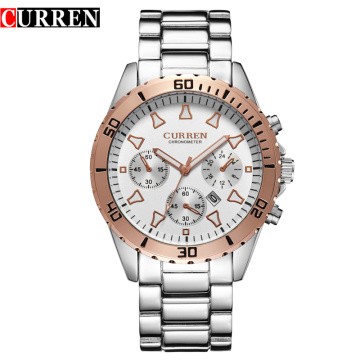Stainless Steel Luxury Quartz Watch Men