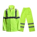 ANSI HI Vis Capaca de chuva de fita reflexiva com bolso