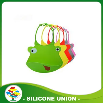 Colourful Waterproof Leak Proof Silicone Baby Bibs