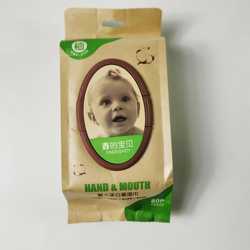 Sauberer Mund und Hand Bio-Baby-Tücher