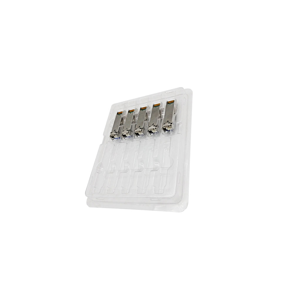 Custom electronic clear plastic blister tray with lid