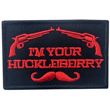 Huckleberry Bordir Patch Militer Tentara Taktis