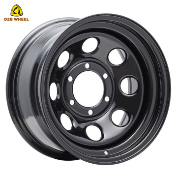 Hot Sale16x8 roda off-road 6-139.7 aros de aço prateado