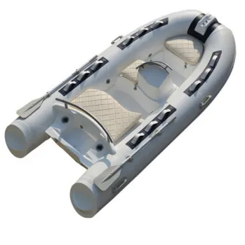 3.3m Hard Bottom Inflatable Boat: Fiberglass Yacht Luxury RIB Dinghy