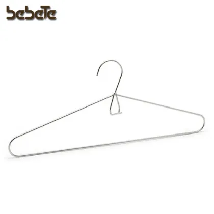 Metal Laundry Hanger with Locking Ring