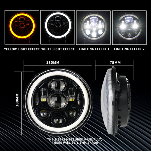 7 Inch Led Motorcycle Headlights Projector Accessories