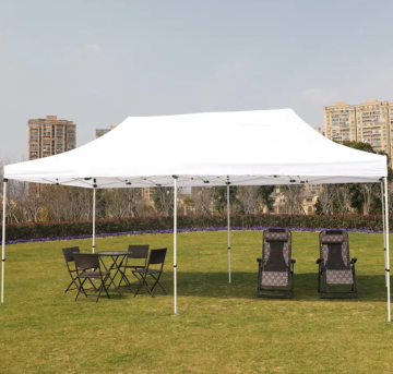 Durable folding aluminum tent