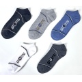 Plain crew men's socks