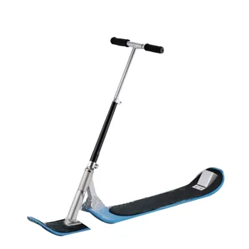 Compact 2-in-1 Snow Sled Ski Scooter for Kids