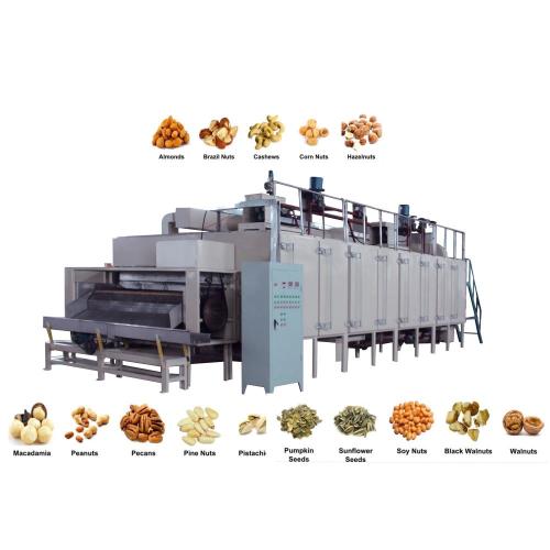 Continuous Belt Groundnut Roasting Machine