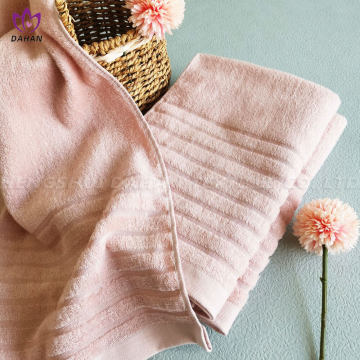 Bamboo and cotton Solid color bath towel